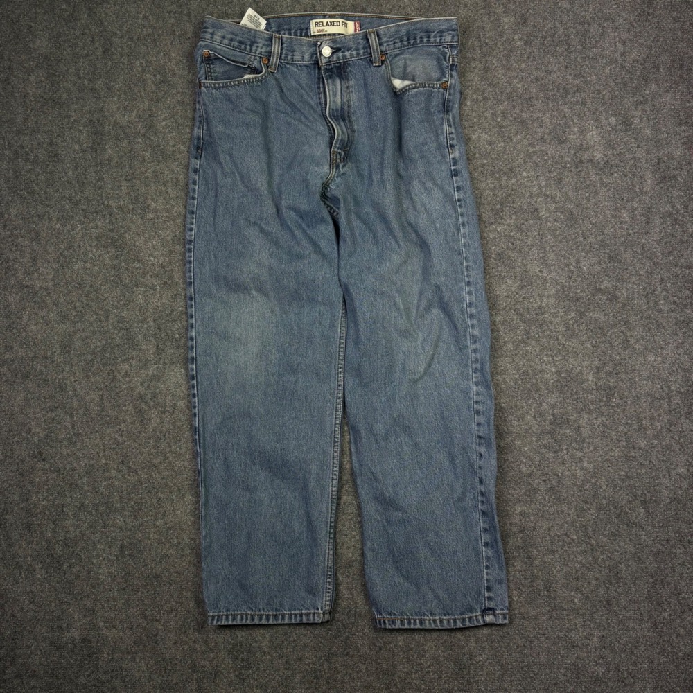 Levi's 550 Relaxed Fit Jeans Mens 36x30 Blue Denim Medium Wash Tapered Leg 0691